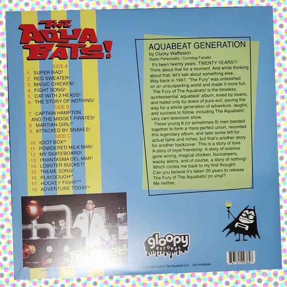 The Fury of The Aquabats! 20th Anniversary Edition - NEON GREEN TRANSLUCENT - Picture 2 of 9